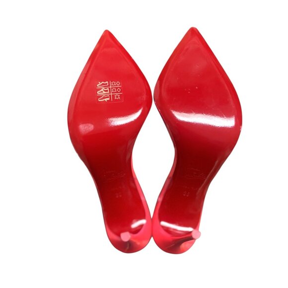 Authentic‎ Christian Louboutin Hot Pink Spiked Stilettos Pumps sz. 8/38 NEW - Picture 9 of 9